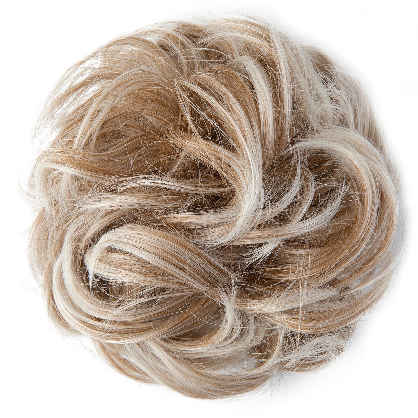 3Pack Temperature Silk Wig Hair Circle Round Head Elastic Fluffy Naturally Curly