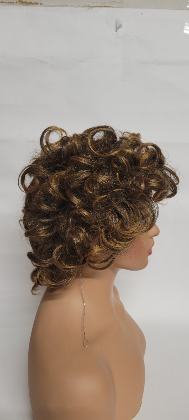 💕 BIG CURLY LAYERED SHORT WIG MIXED BLONDE RETRO PARTY DAILY 1990s WESTBAY