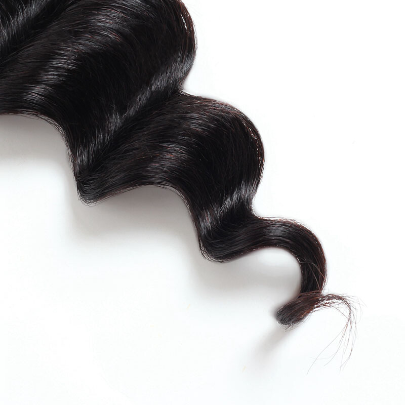 Brazilian 100% Human Hair Loose Deep Bundle 1 Piece Natural Color 10-30inch