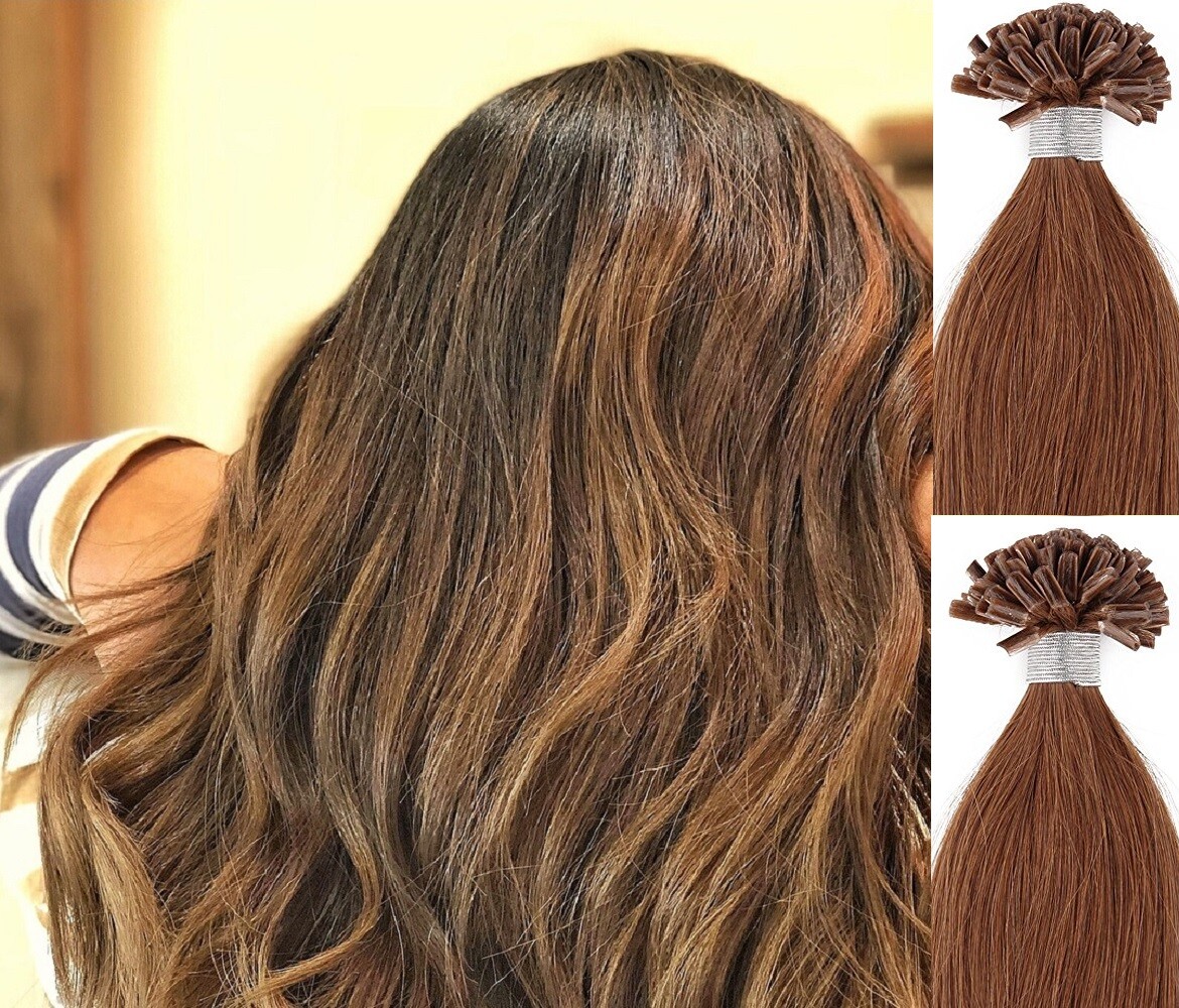 18″,22″ 100grs,100s,U Tip (Nail Tip) Fusion Remy Human Hair Extensions #10