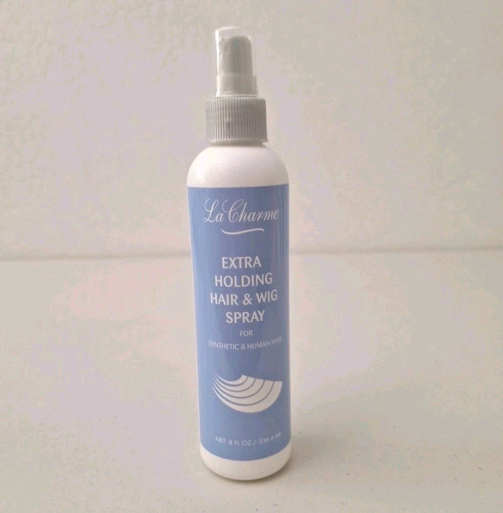 La Charme – Extra Holding Hair & Wig Spray Synthetic & Human Hair 8 Fl Oz RARE!