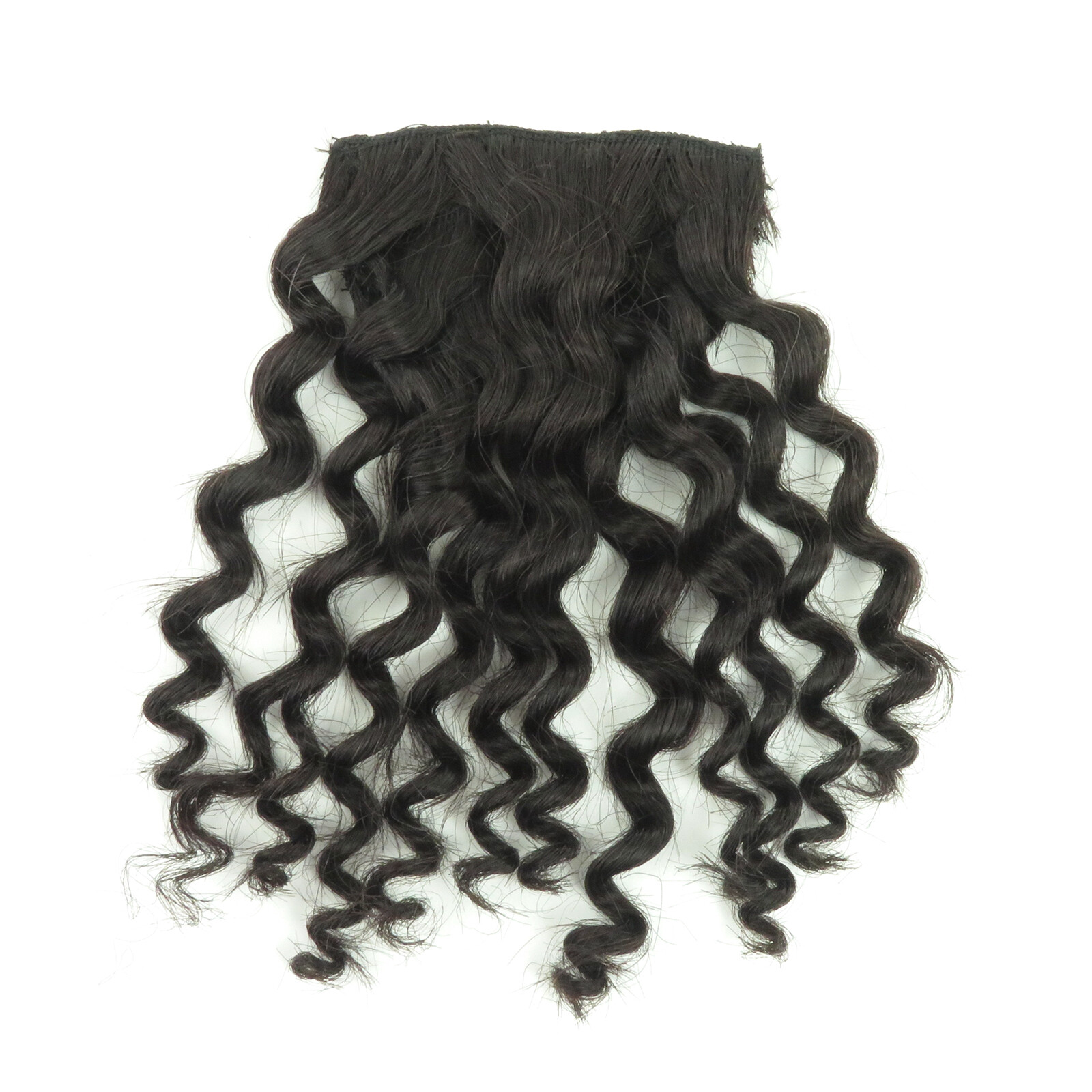 Clips on Jerry Curly Hair Bangs Clip in 100% Human Hair Front Bangs For Women