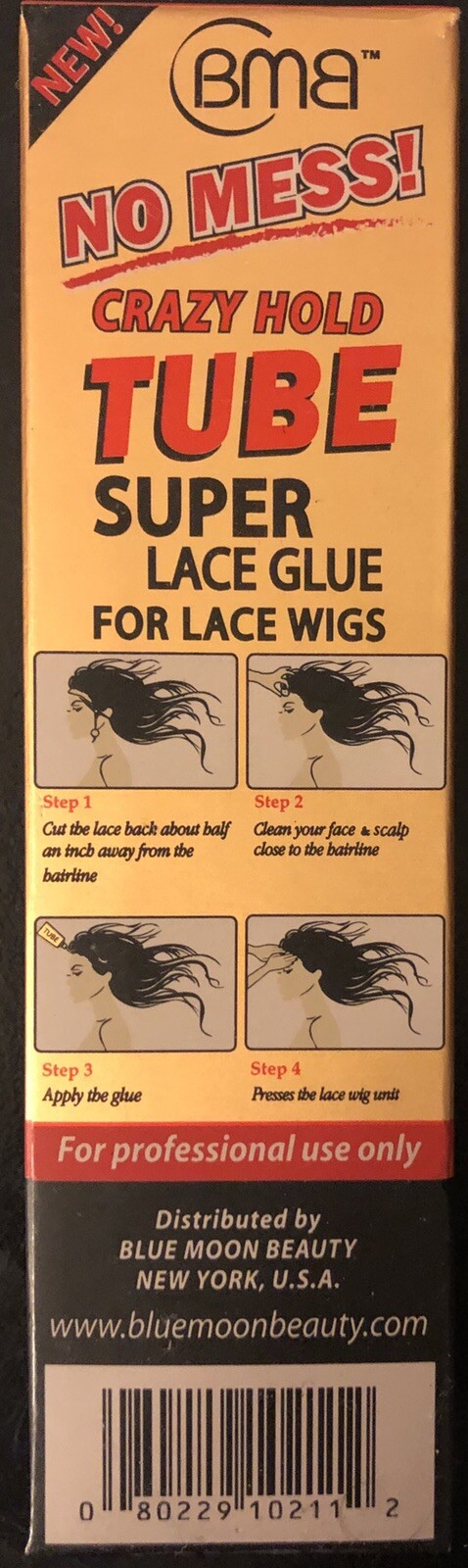 BMB No Mess! Crazy Hold Super Lace Glue Tube For Lace Wigs 0.4 fl oz / 12ml