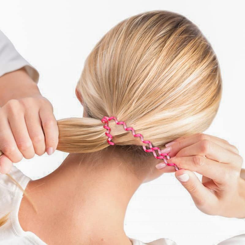 DED Spiral Hair Ties, 32PCS Coil Bracelets for Women, Girls – No Candy Colors