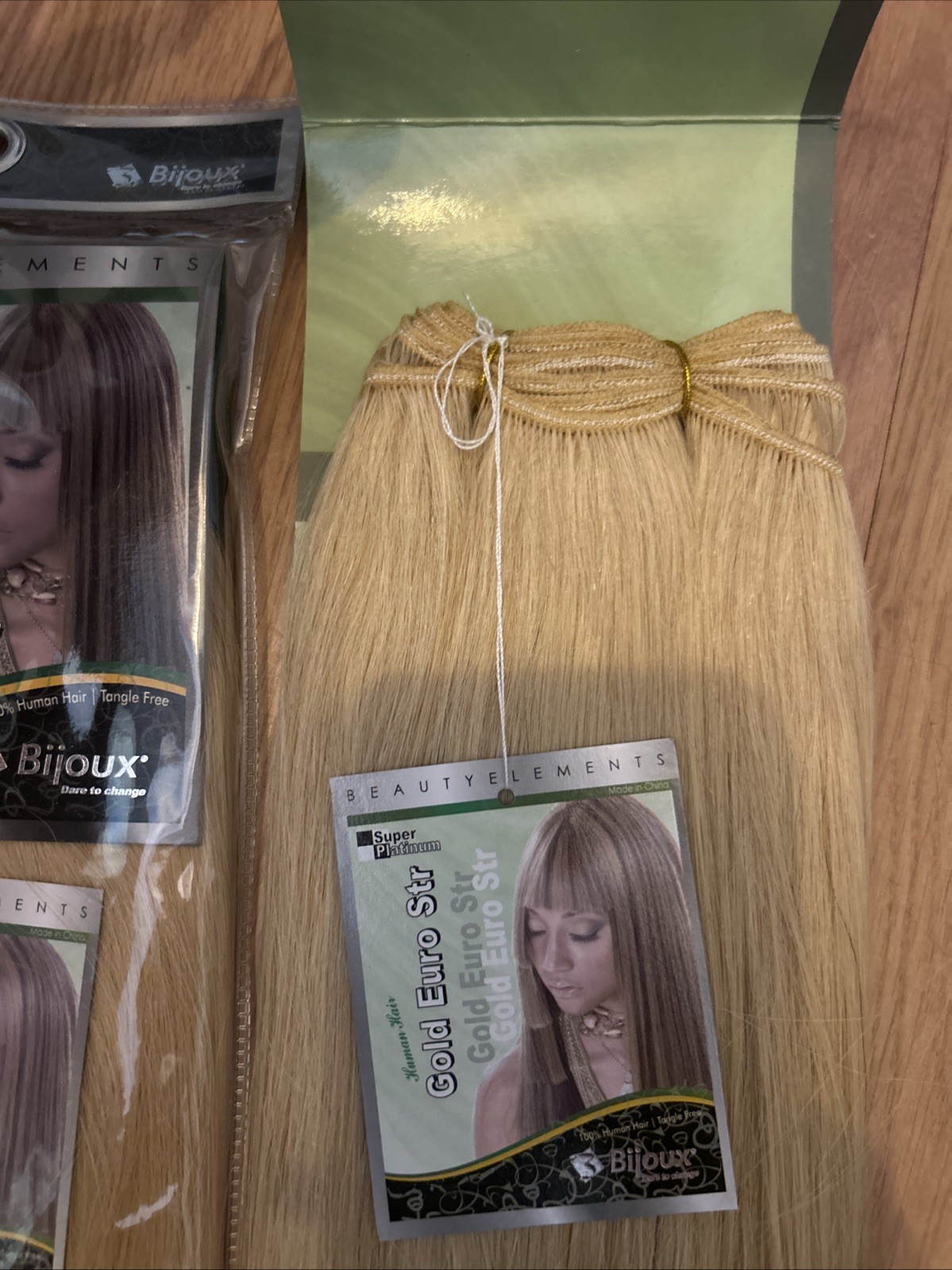 100% Human Hair Ext. 16” & 18” Inch. Color #613. 2 Packs For $80.