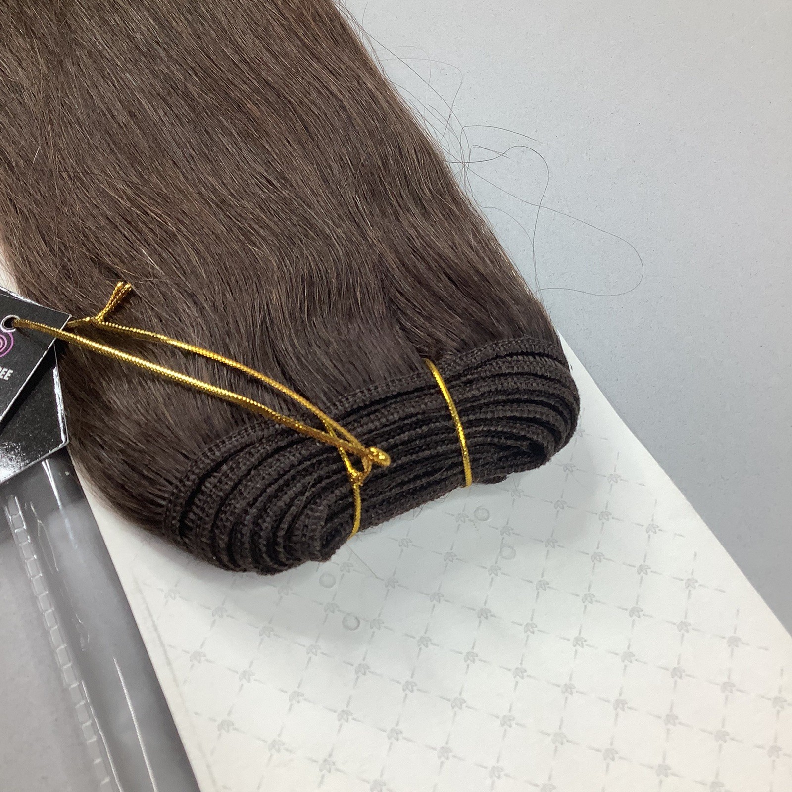 18” #2 Darkest Ash Brown Brazilian Silky Straight 100% Human Hair Extensions