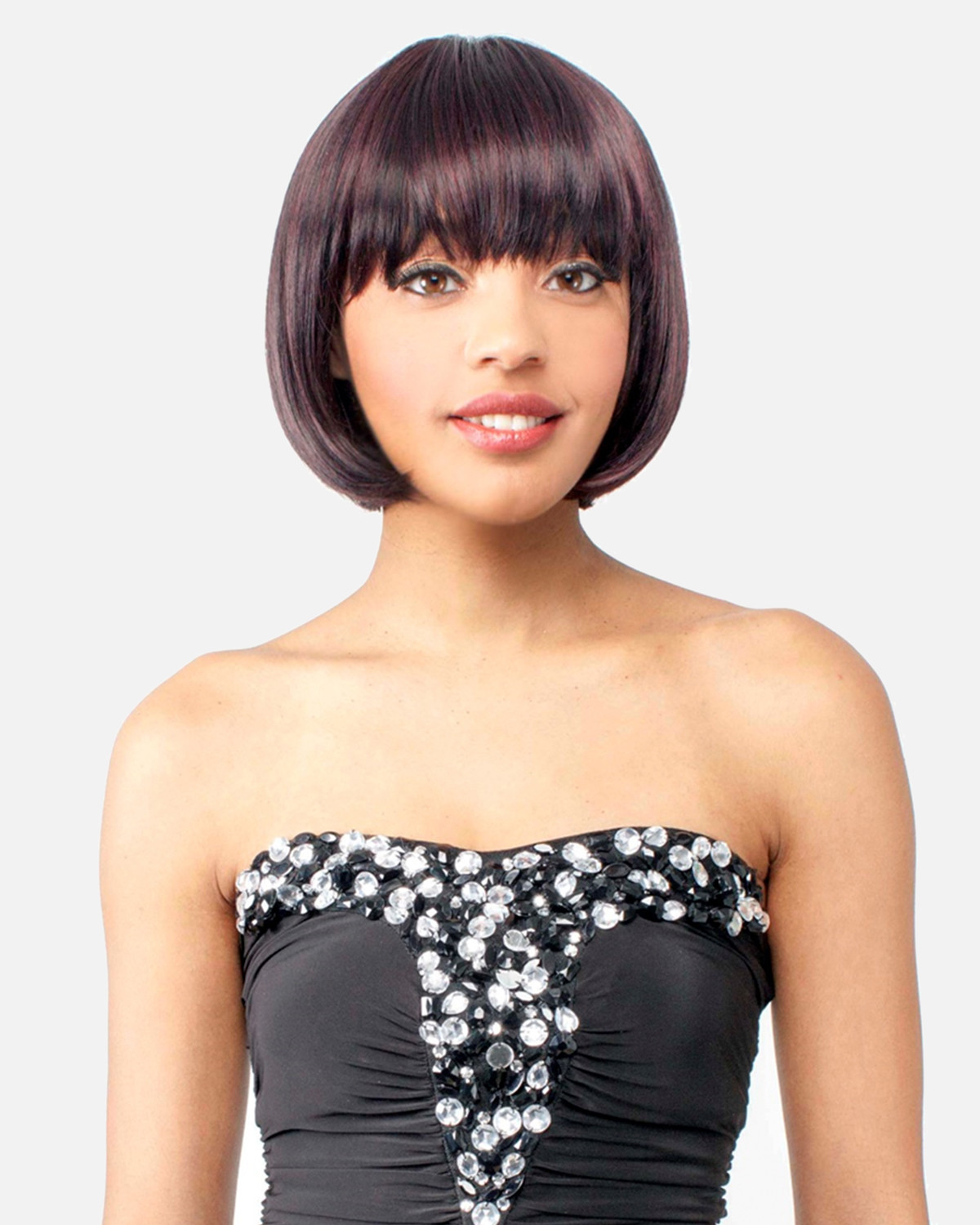 Abelle ELLE Synthetic Short Bob With Bang Wig
