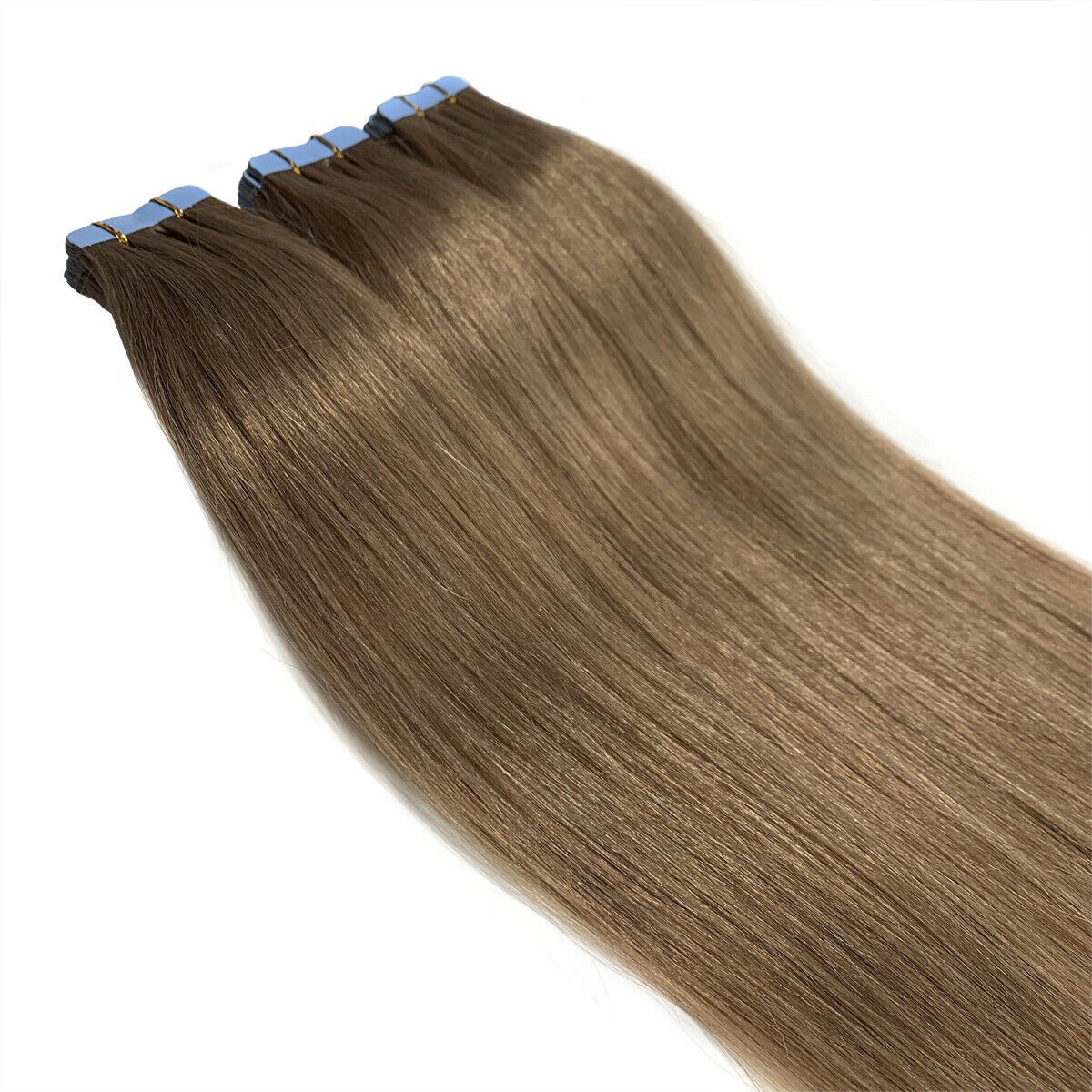 Thick Tape In Human Hair Extensions Straight Long Lasting Remy Hair Skin Weft15A