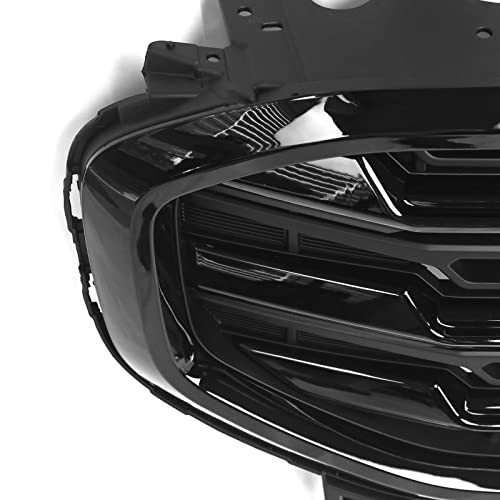 – FOR GMC Terrain Grille Grill 2018 2019 2020 2021 SLE Full Black Replaceable