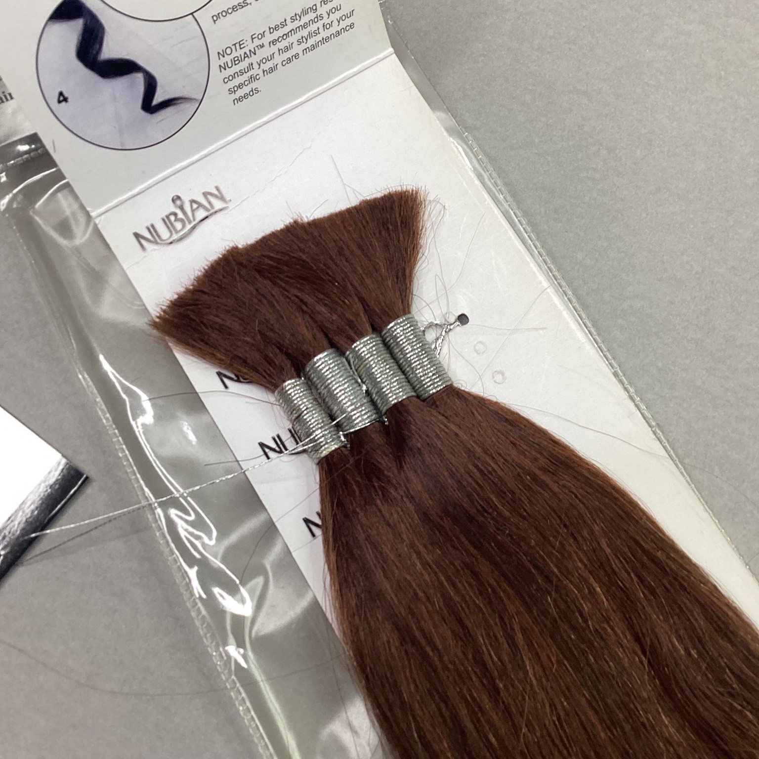 NUBIAN Premium Yaky Bulk Human Hair Extensions F507 18-20 Inch