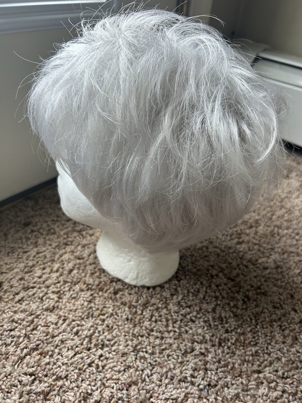 Paula Young Casey Wig A6291 White Short Hair vintage
