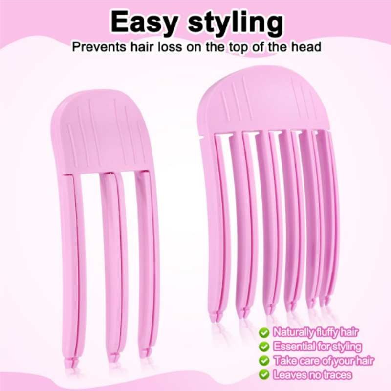 Hair Root Lifter Clips Comb for Fluffy, No-Crease Hair Root Volumizing Clips