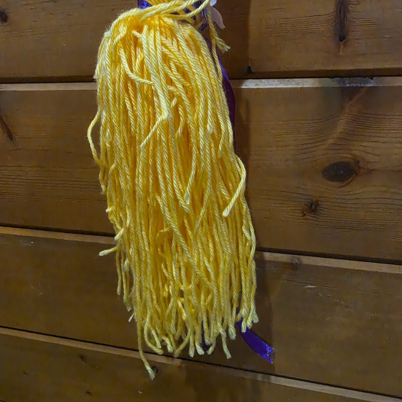 Crochet Yarn Wig Princess Rapunzel Halloween Costume Dress Up Ages 4-Adult 44″