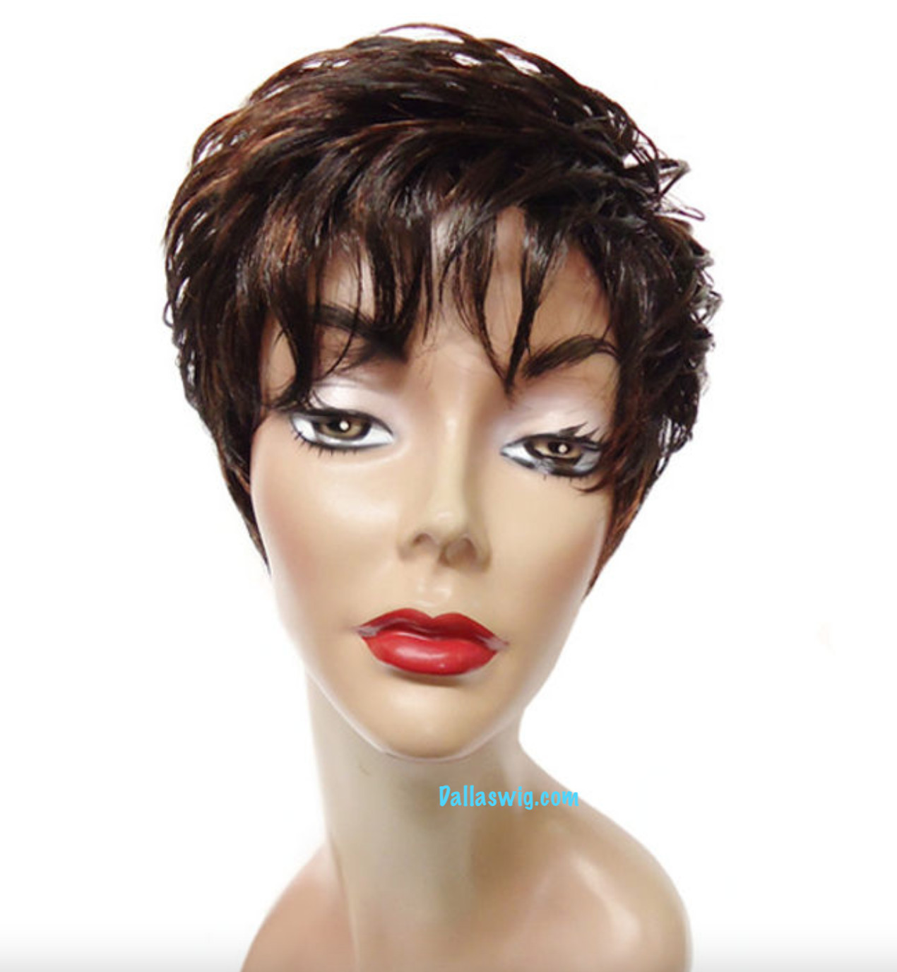 Vanessa Synthetic Short Straight Tapered Back Comb Free Cali Wig