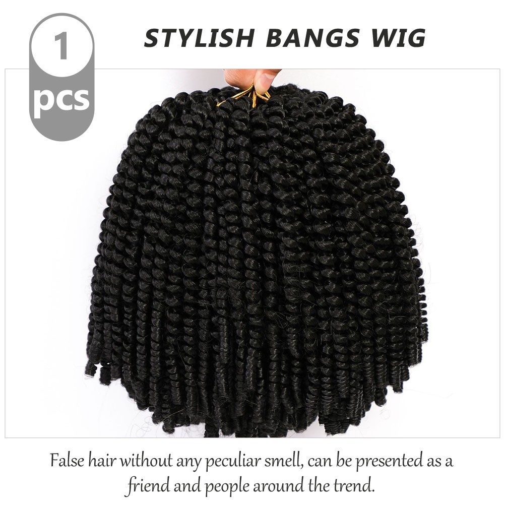 1Pcs Reusable Black Braid Wig Fashion Women Hairpiece Daily Wear