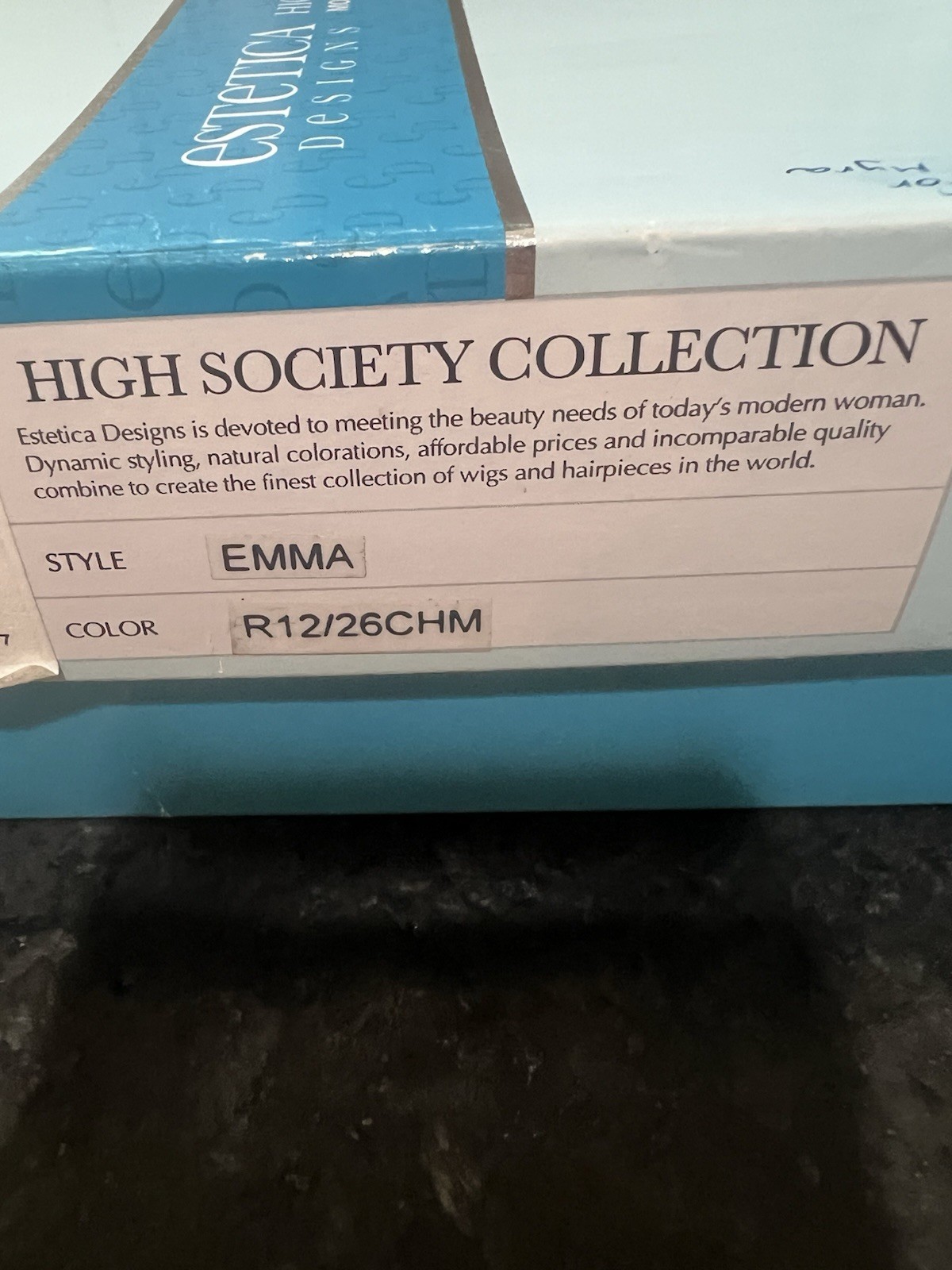 estetica designs High Society Collection Monofilament wig Emma – R12/26CHM