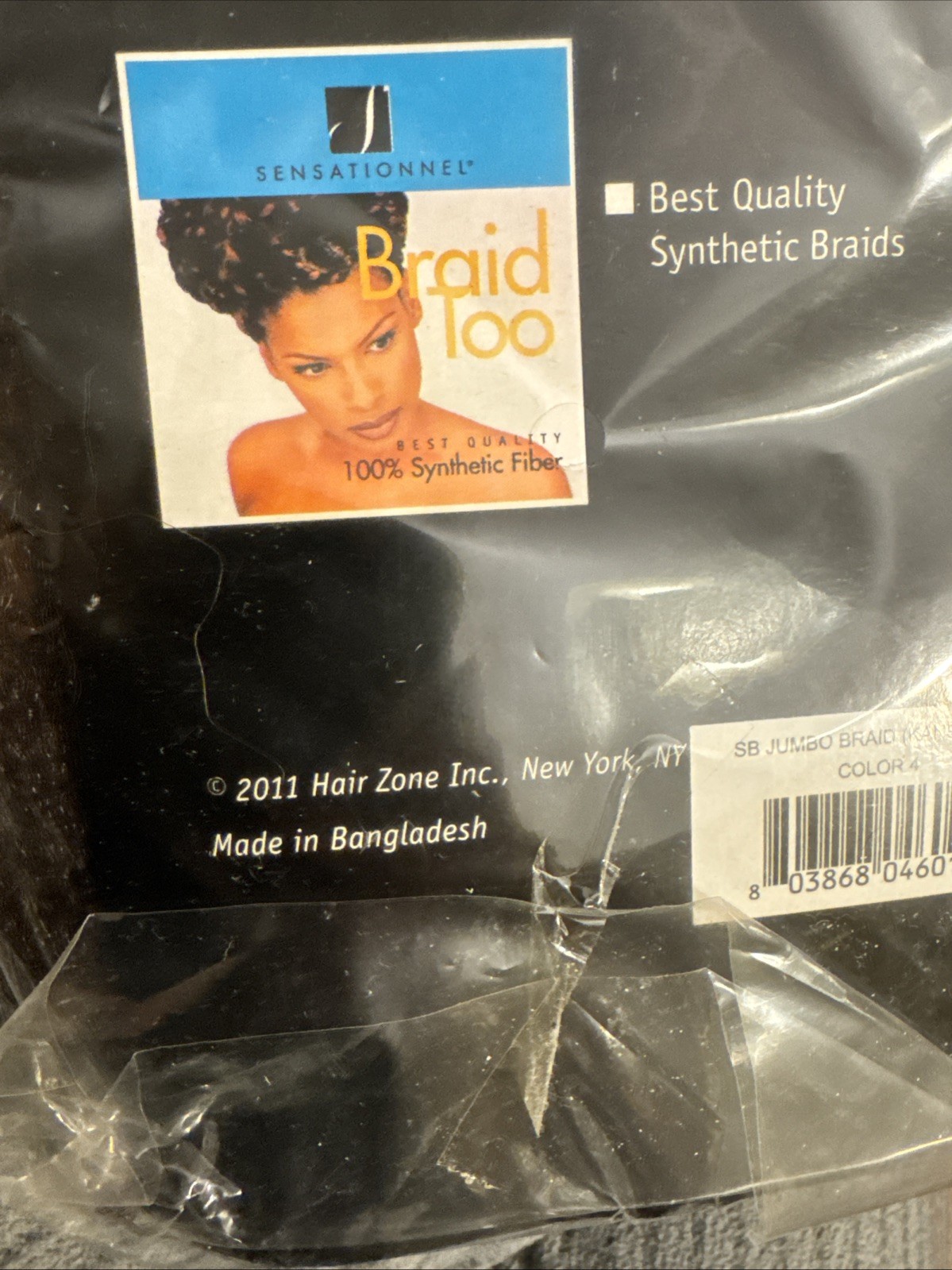 NEW Jumbo Braid Sensationnel Braid Now 100% Kanekalon Fiber Color M130/1B