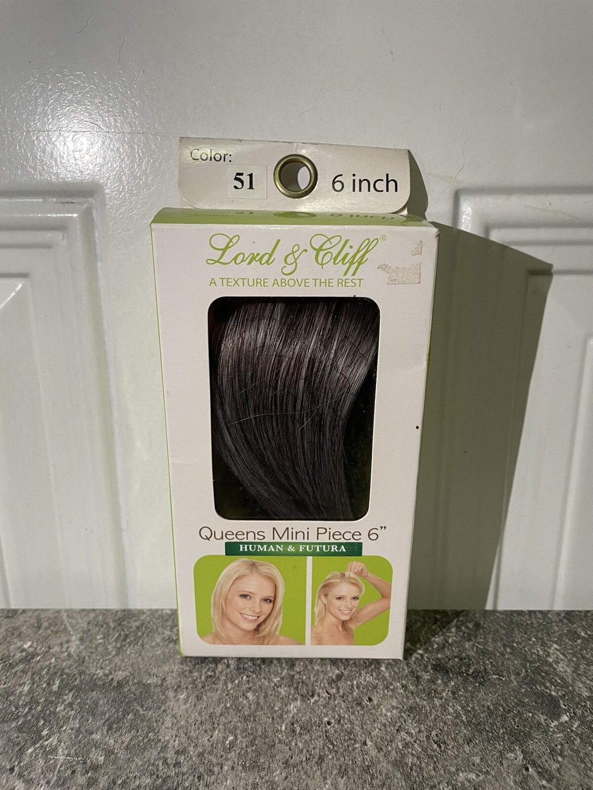 Lord & Cliff 100% Remy Clip-In Hairpiece QUEENS MINI PIECE 6 Inch – Color 51