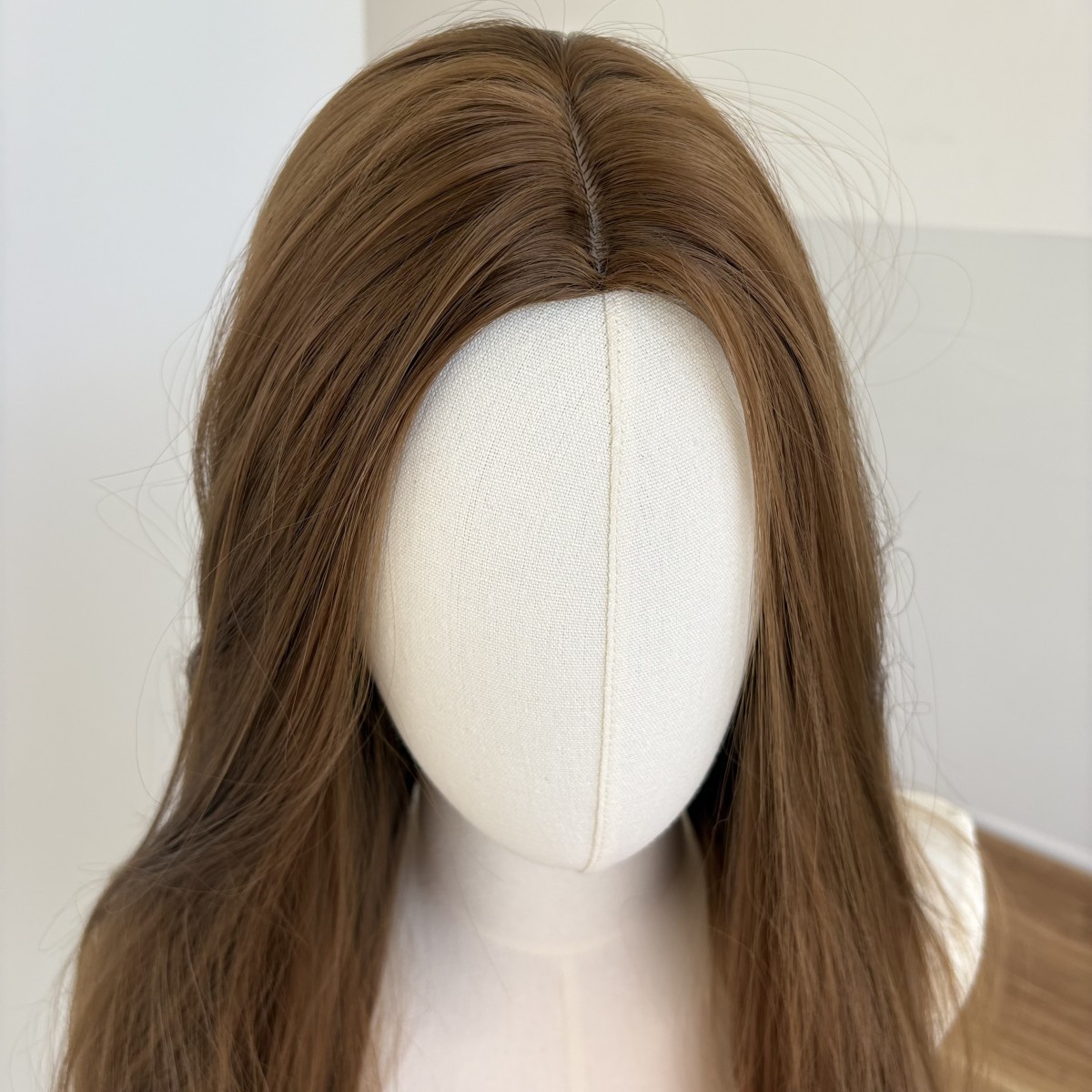 Long Straight Dress Up Wig Natural Heat Resistant Hair Brown Halloween