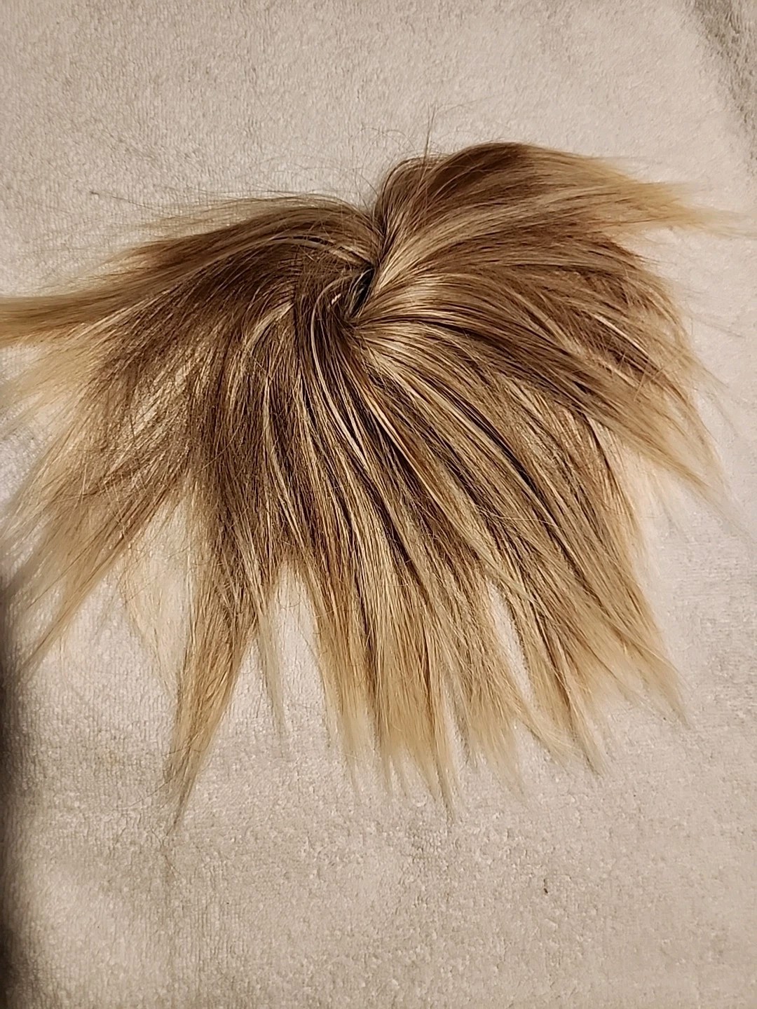 Messy Bun HairPiece Scrunchie Blonde