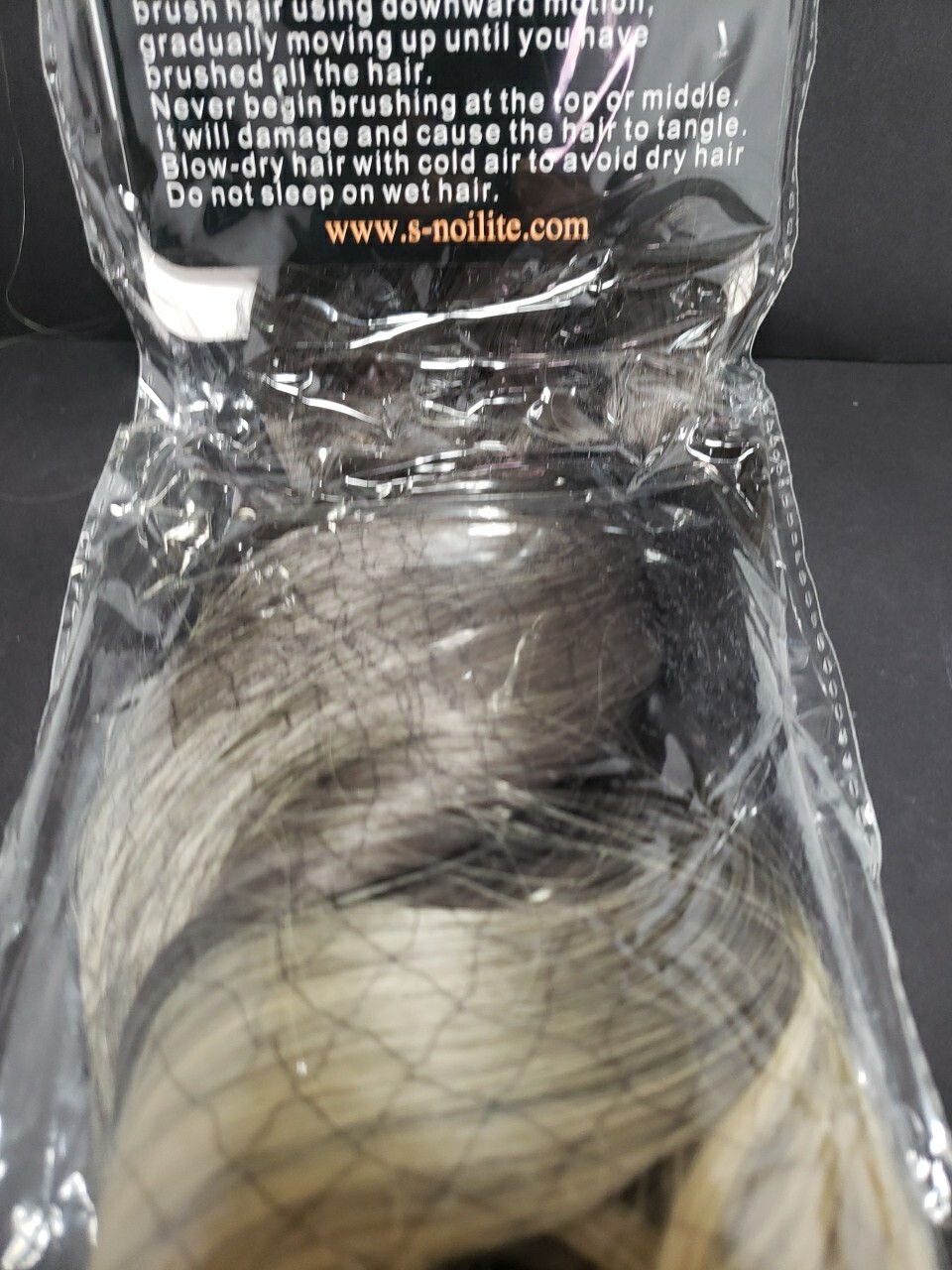 S Nolite – 23 Inch Hair Extensions 4H86#- Brand New Ombre Curly Black Blond