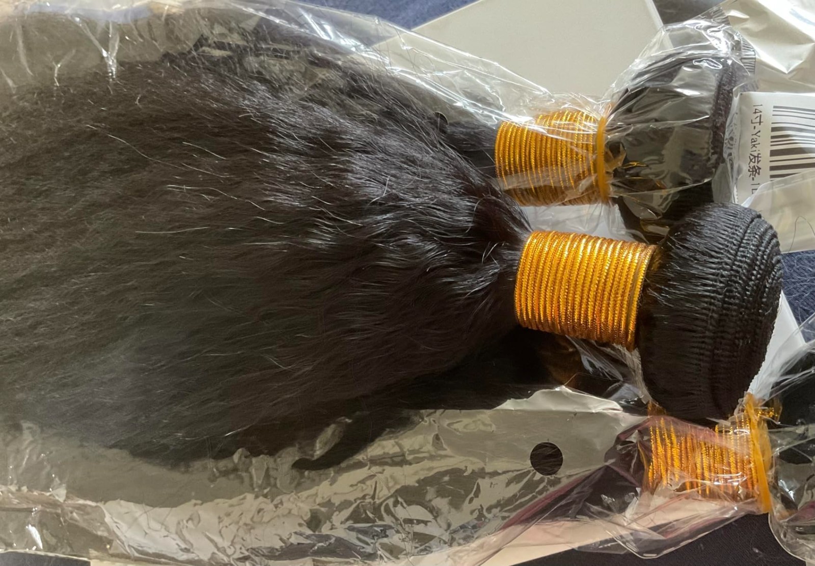 18-22″ Human Hair Kinky Straight 3x Bundles Yaki Straight 12A 100% Unprocessed