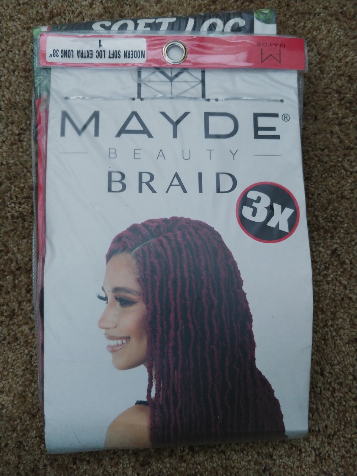Mayde Beauty Braid 38″ 3X Color 1 (Black)