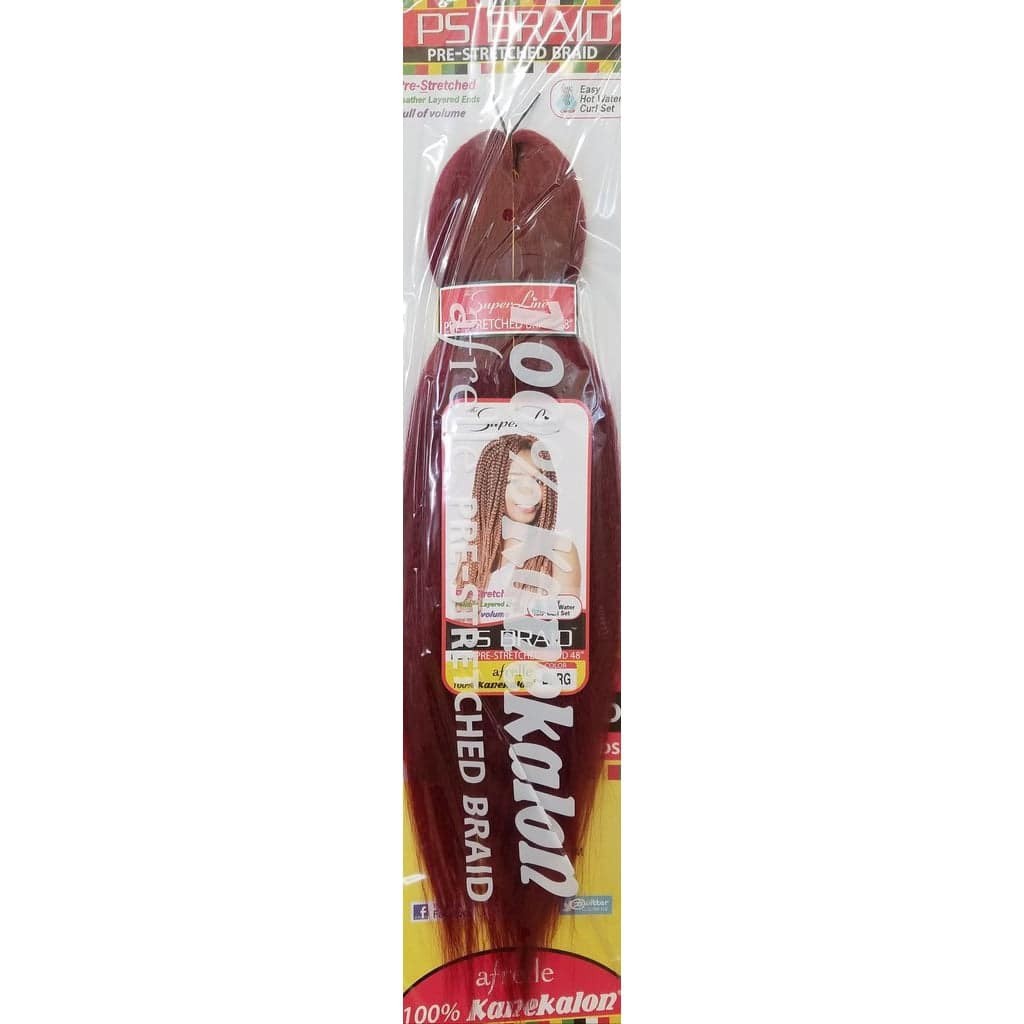 Superline Synthetic Afrelle 100% Kanekalon Pre-Stretched Jumbo Braid 48″