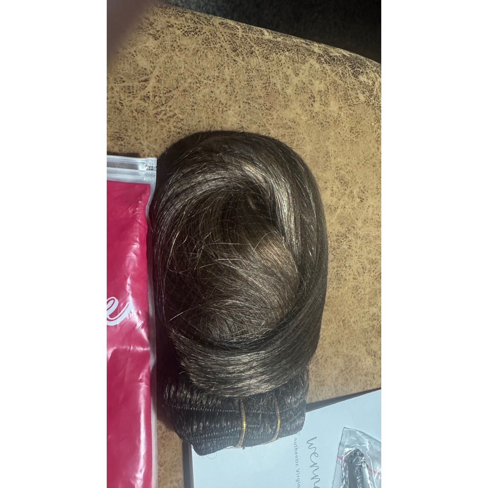 Wennalife 14″ Clip In Human Hair Extensions T4B/26P4B Brown Blonde Virgin Hair