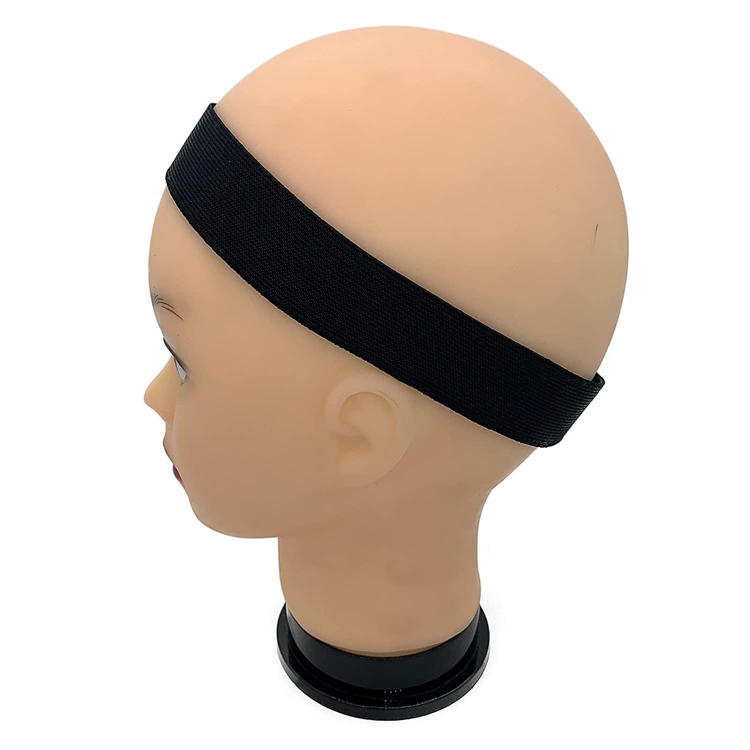 Must-Have Pack of 2 Wig Melting Elastic Bands – Adjustable in Classic Black