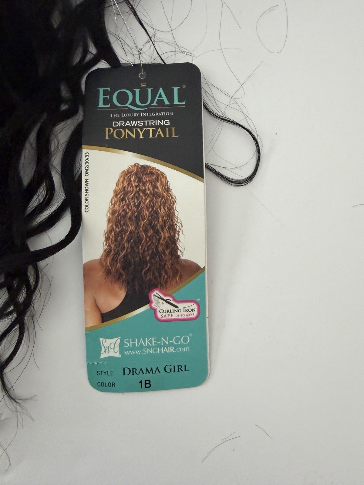 Equal Shake ‘n Go Ponytail #1B