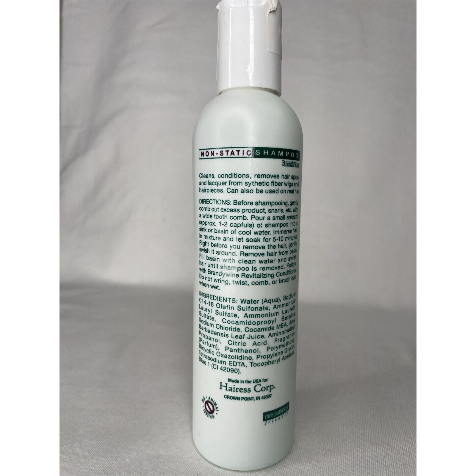 Brandywine Non Static Shampoo 8 Oz (225ml)