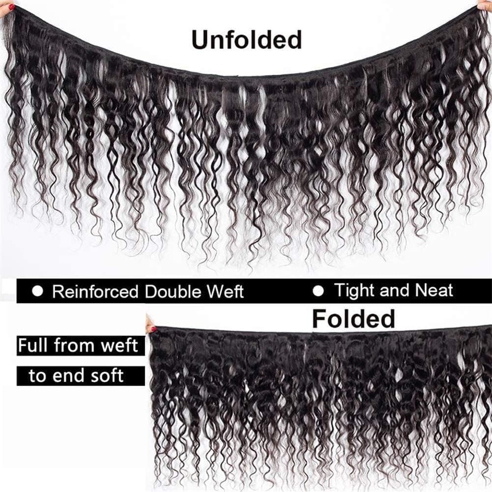 Water Wave Human Hair Bundles Wet and Wavy Bundles Human Hair Brazilian Unproces