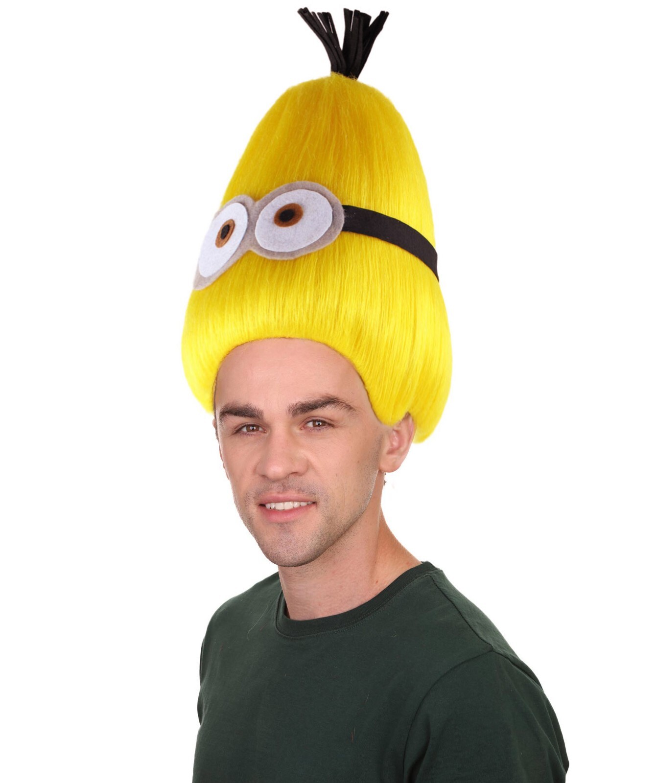 Animation Yellow Mens Wig | Yellow Wig | Premium Breathable Capless Cap HM-460