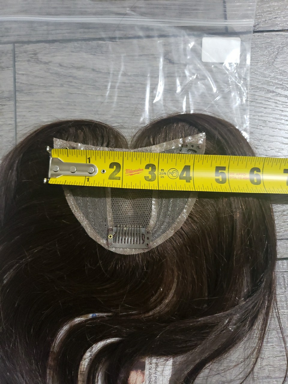 Hair Toppers for Women Real Human Hair Extensions 3.1″*4.3″ Swiss Base #2