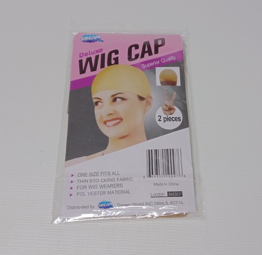 DREAM Deluxe Wig Cap 2 pc Item Number 0097 NA Natural Beige One Size Fits All