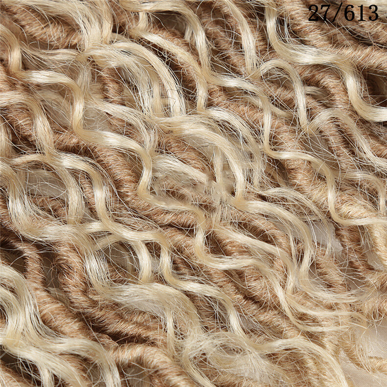 14″-26″ Goddess Faux Locs Crochet Hair River Locs Curly Braiding Hair Extensions