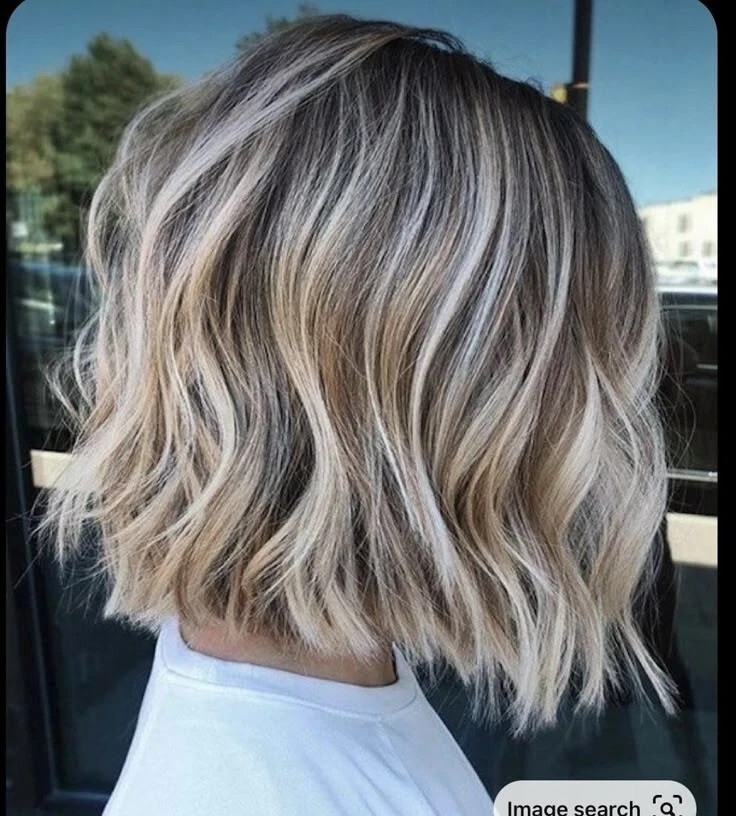 Blonde Highlight Bob Wave 100% Human Hair 13×4 Lace Front Wig