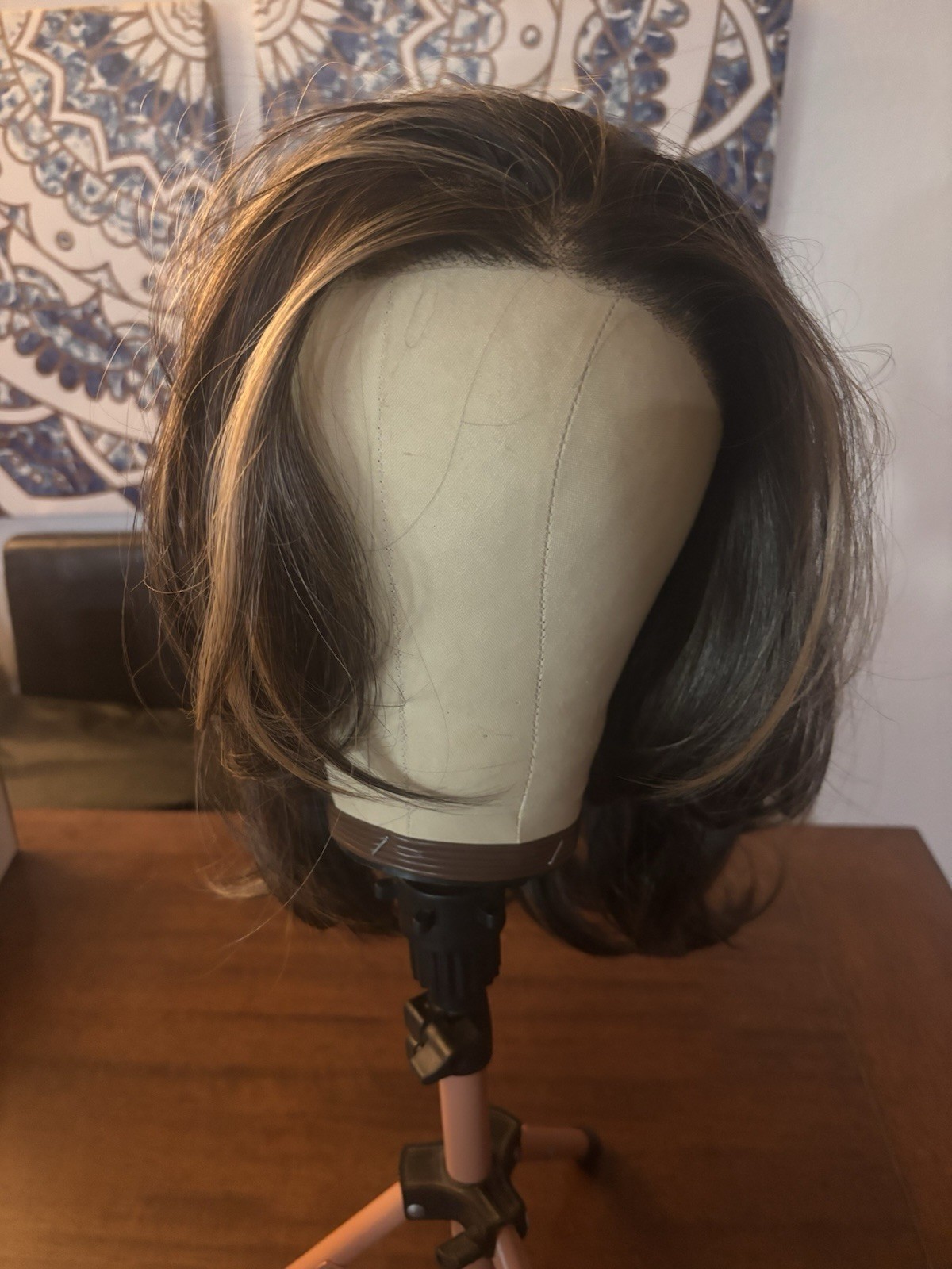 Lace Front Free Part Sassy Misfits Synthetic Heat Safe Beautiful Brunette Wig