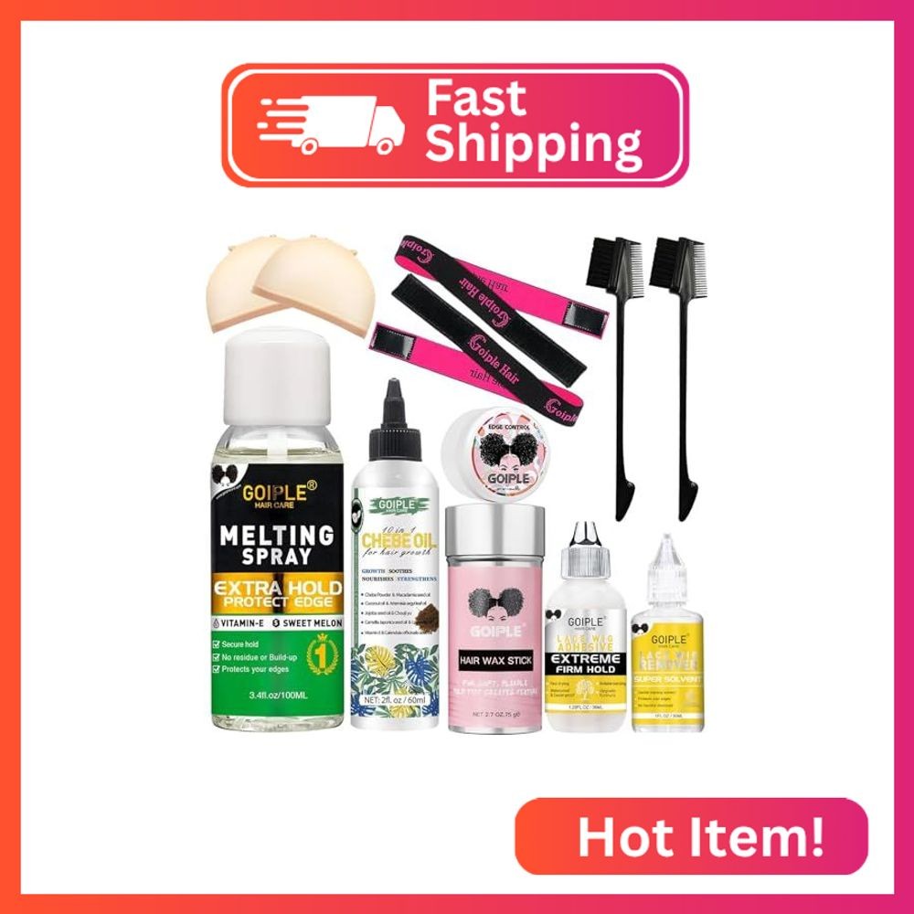 WOZUTUNT Hair-adhesives, 3.4 fl Oz Lace Melting and Holding Spray Glue for Wigs,