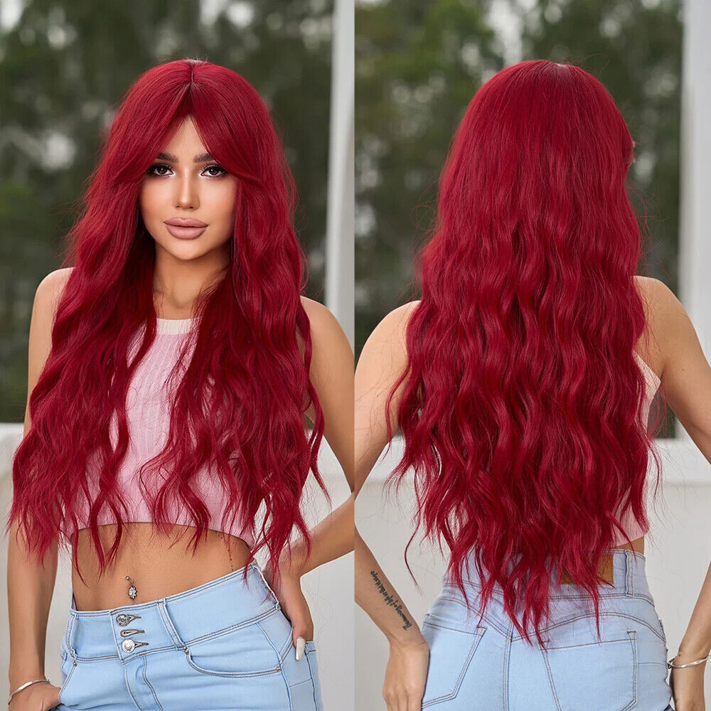 Long Body Wave Synthetic Hair Wigs for Women Fashion Cosplay Party Hair Wig