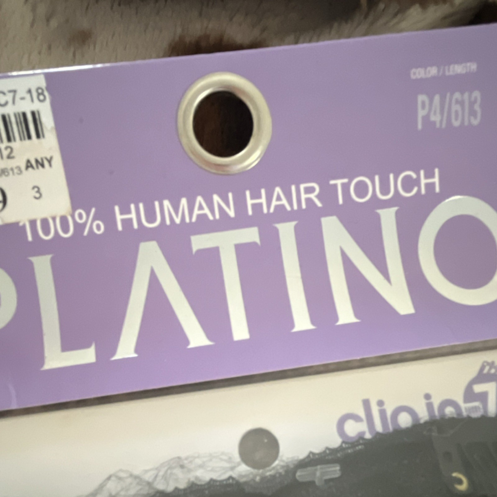 Platino Clip-In Spanish Wave Synthetic Hair Extension 18″ P4/613 Wavy