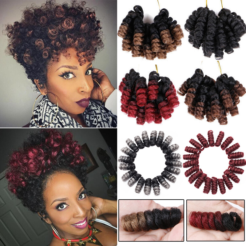 Real Thick 20 Strands/Pack Jamaican Bounce Crochet Hair Wand Curl as Human Hair