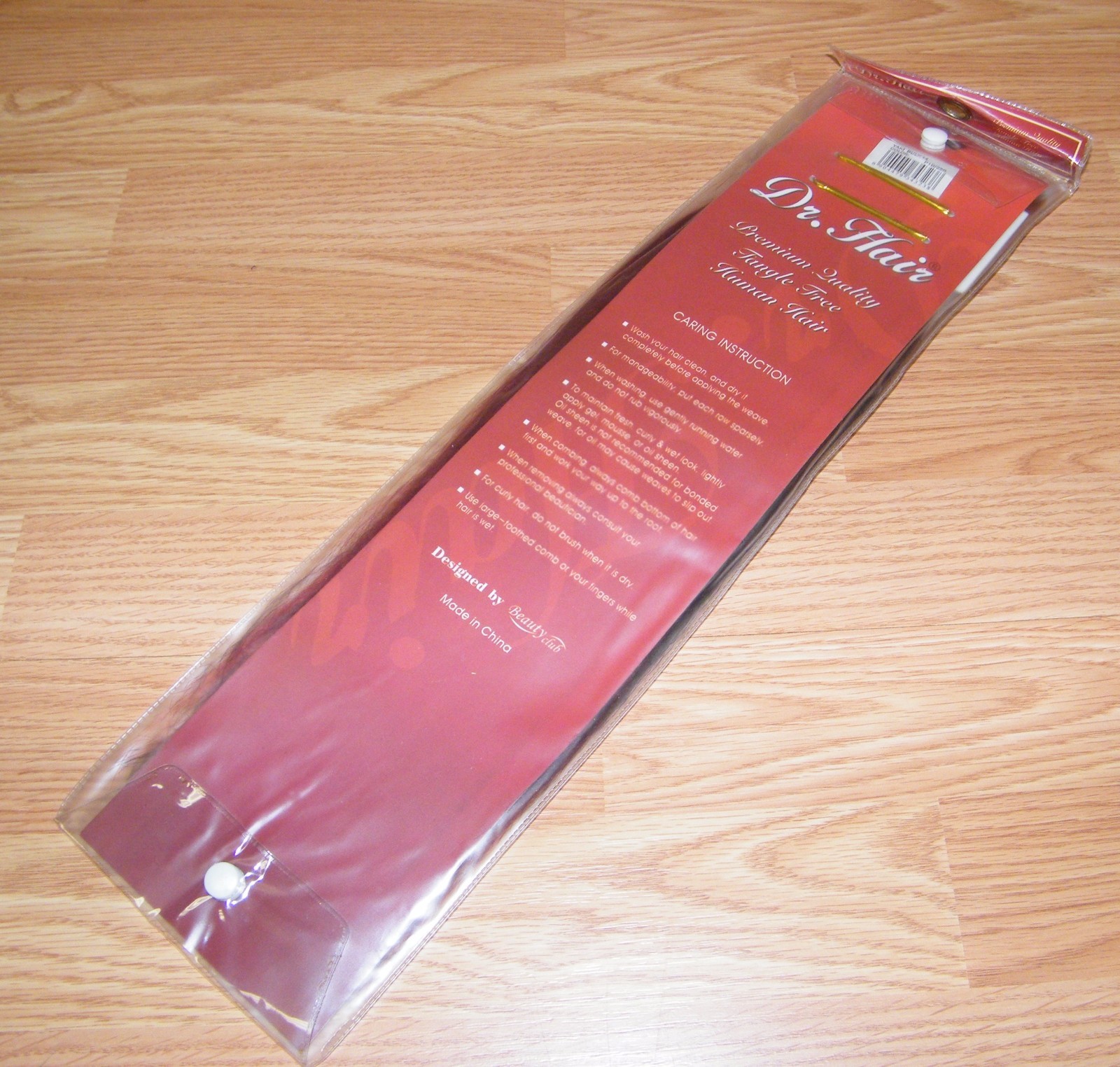 Dr. Hair Beauty Club Yaki Bulk 14 (P1B/350) Red/Black 100% Human Hair Extensions