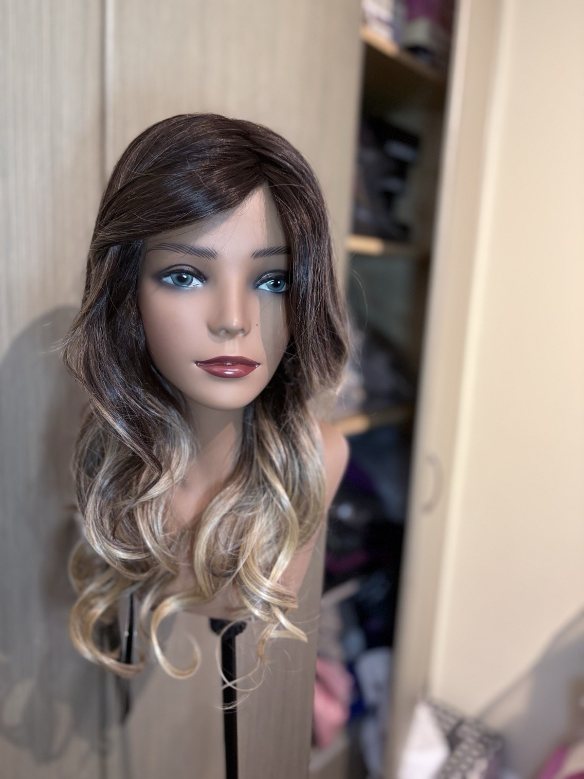 Belle Tress Wig “Pure Honey” Wig In Color Caramel Almond Balayage New