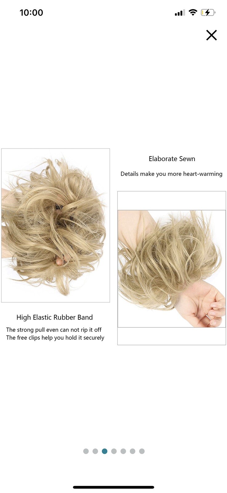 Ponytail Updo Scrunchies Tousle Messy Bun Hair Extensions