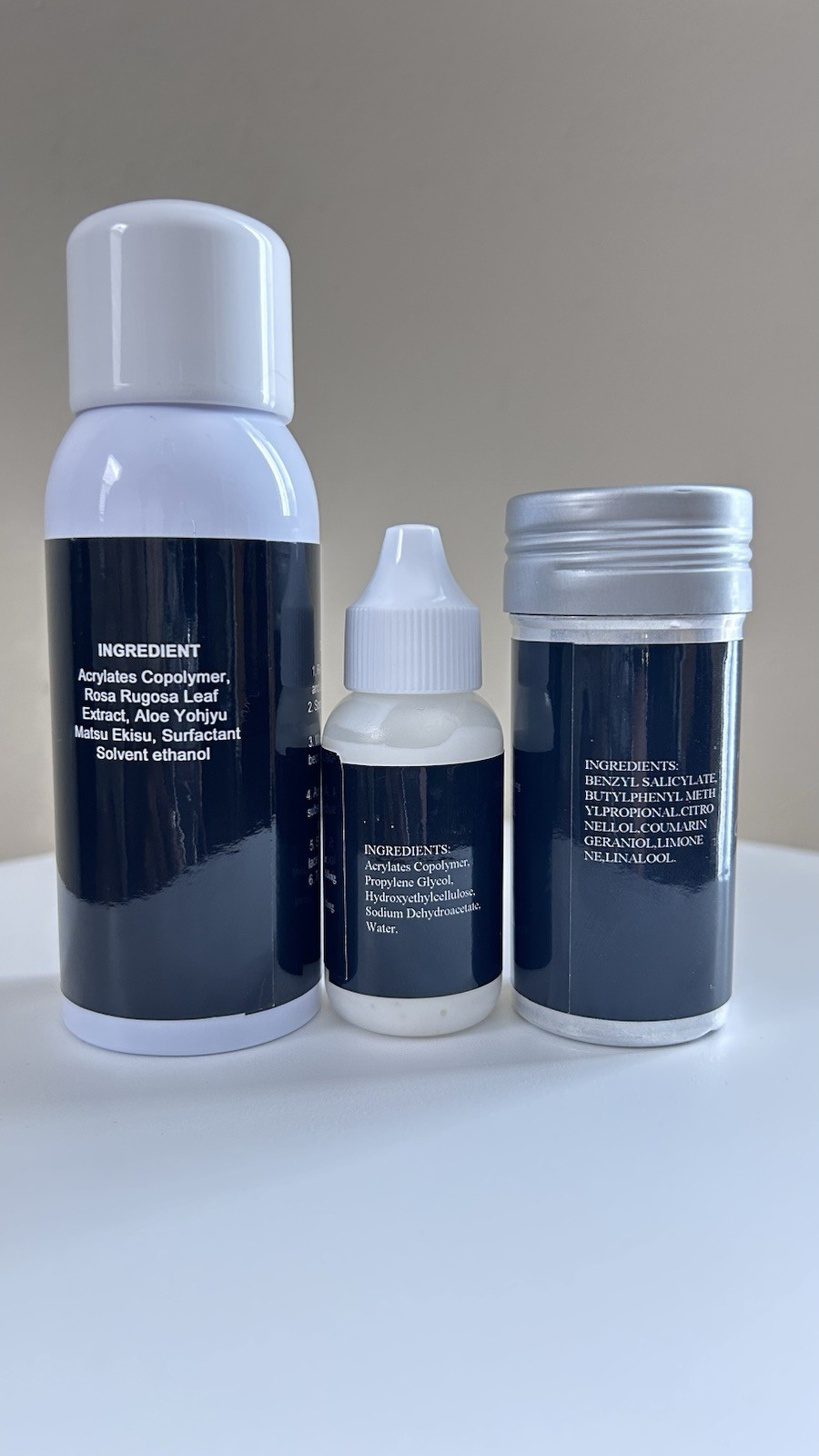 Hair Styling Set – Melt Spray, Lace Glue & Wax Stick Ultra Hold Waterproof
