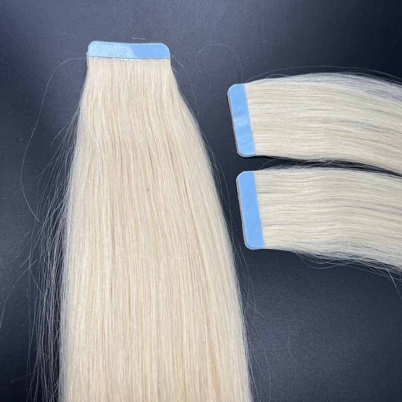 Tape in Remy Human Hair Extensions Invisible Skin Wefts Remy Hair Fashion Colors