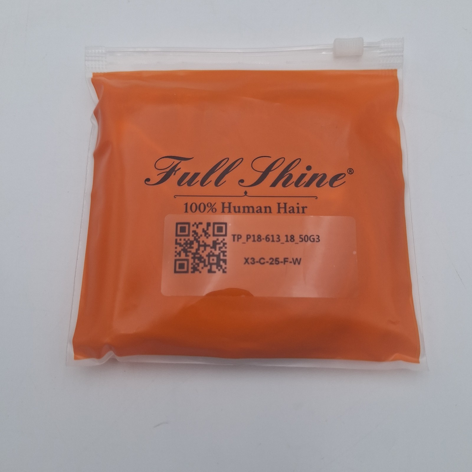 Full Shine Genius 18″ Ash Blonde Tape-In Extensions Light Linen Blonde Blended