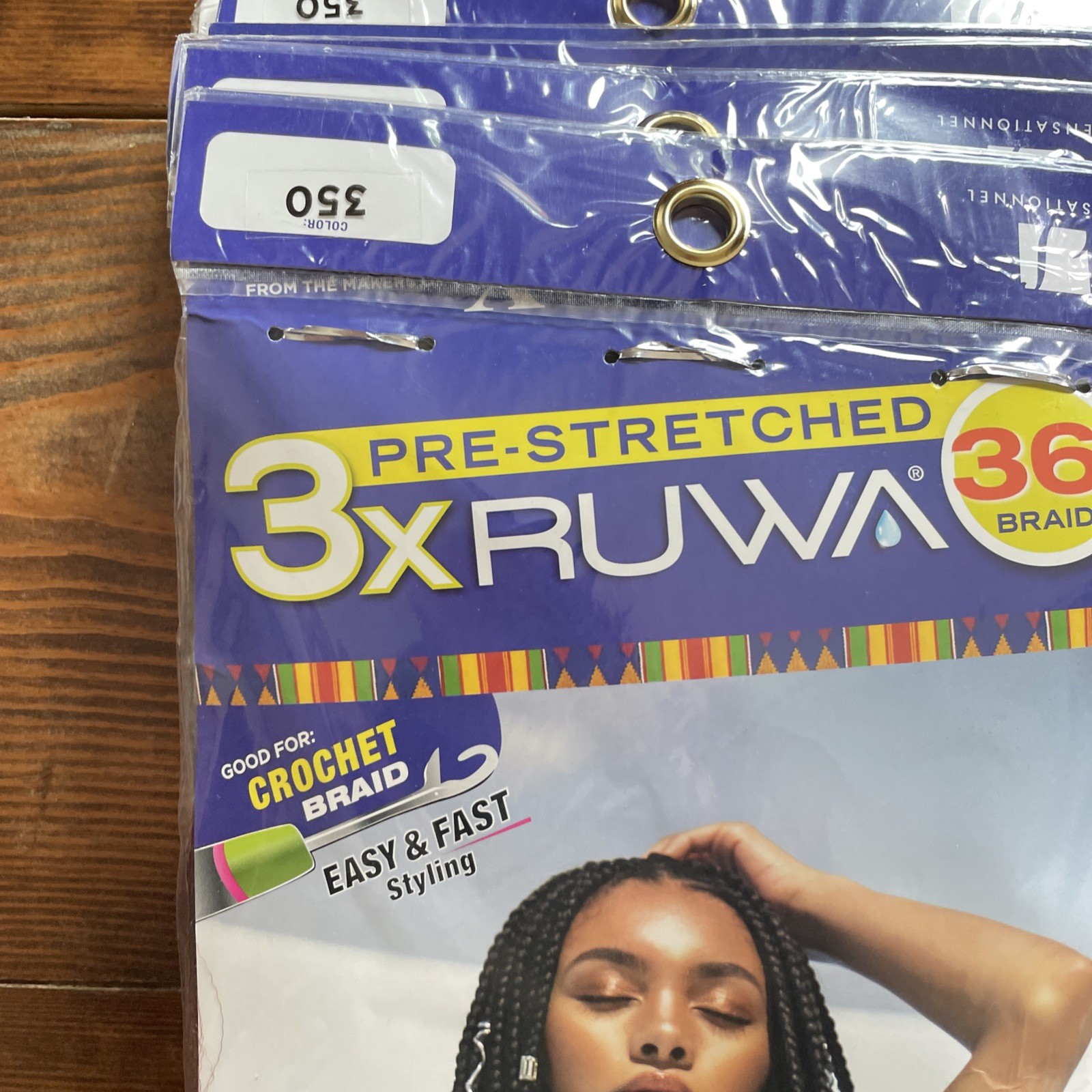 Lot of 5 Packs Pre-stretched Hair Braiding 36″ 3 In Each Pack